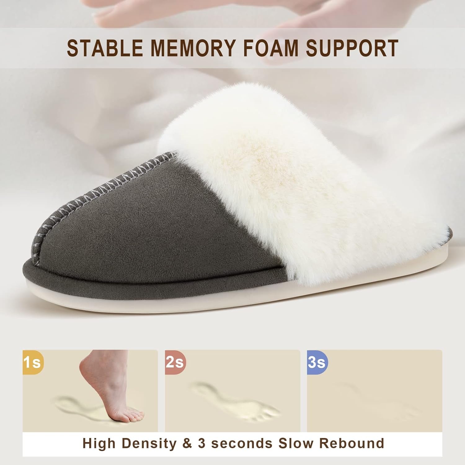 Riemot Dames Slippers Fluffy Cross Strap Memory Foam Pantoffels, Zachte Warme Huisslippers met Anti-Slip Zool, Comfortabele Indoor Outdoor Slippers,RegenboogEU40/41 Riemot Dames Slippers Fluffy Cross Strap Memory Foam Pantoffels, Zachte Warme Huisslippers met Anti-Slip Zool, Comfortabele Indoor Outdoor Slippers,RegenboogEU40/41